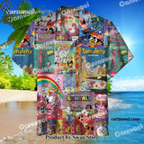animation Travel Inspired Hawaiian Shirt