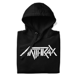 Anthrax - White Core Logo Hoodie