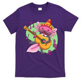 Axolotl Playing Guitar T-Shirt