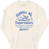Appleton Papermakers - Wisconsin - Vintage Defunct Baseball Teams - Long Sleeve T-Shirt