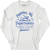 Appleton Papermakers - Wisconsin - Vintage Defunct Baseball Teams - Long Sleeve T-Shirt