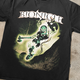 BIONICLE 'JUNGLE' LEWA HEAVYWEIGHT WASHED BLACK T-SHIRT