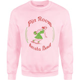 Arcata Bowl Pin Room - Arcata, CA - Vintage Bowling Alley - Unisex Sweatshirt