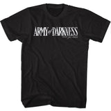 Army Of Darkness - Darkness White Logo Boyfriend Tee