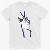 Aerial Silks Dancer Aerialist Air Yoga Acrobatics Cat Funny T-Shirt