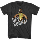 Mr. T - Hey Sucka - Short Sleeve - Heather - Adult - T-Shirt