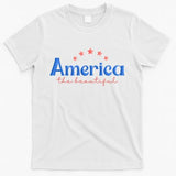 America The Beautiful 4th Of July Star T-Shirt