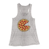 Pizza Slice Couple's Shirt Women's Flowey Racerback Tank Top Style001