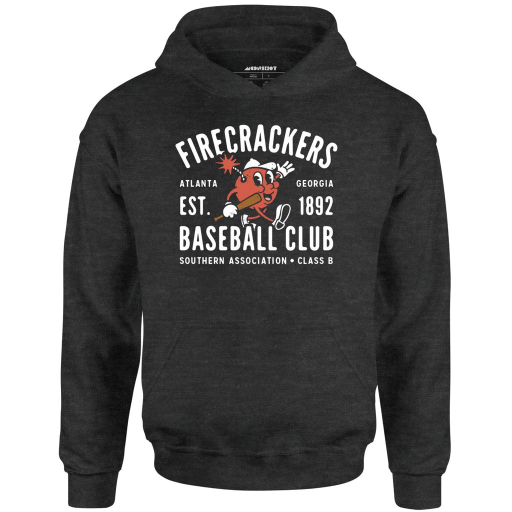 Atlanta Firecrackers - Georgia - Vintage Defunct Baseball Teams - Unisex Hoodie