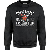 Atlanta Firecrackers - Georgia - Vintage Defunct Baseball Teams - Unisex Sweatshirt