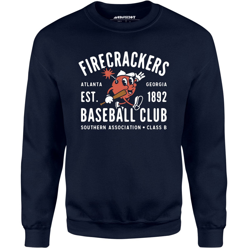 Atlanta Firecrackers - Georgia - Vintage Defunct Baseball Teams - Unisex Sweatshirt