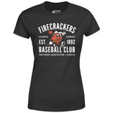 Atlanta Firecrackers - Georgia - Vintage Defunct Baseball Teams - Women's T-Shirt