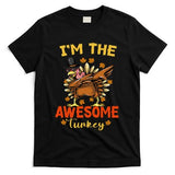 Awesome Turkey Matching Family Group Thanksgiving Party PJ T-Shirt