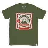 AVOIDING THE PUDDLE - 'ATP Pizza' T-Shirt - Green