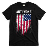 Anti Woke American Flag Patriotic Cancel Cancel Culture T-Shirt