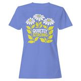Quietly Strong Floral Art Women's T-Shirt