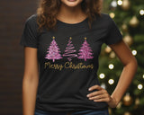 Merry Christmas Tree Sparkly Xmas Sweatshirt