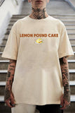Lemon Pound Cake Graphic Tee, Unisex Cotton Apparel