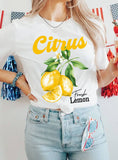 Citrus Fresh Lemon Graphic Tshirts