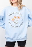 What A Friend We Have in Jesus Graphic Sweater