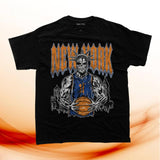 New York Basketball Shirt - Skeleton Graphic Nba Team Tee