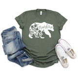 Floral Grandma Bear T-Shirt