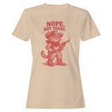 Cowboy Cat Funny Women's T-Shirt Natural