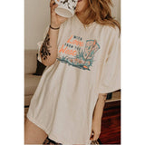 With Love from the West  Graphic Oversized Tee
