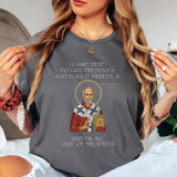 Saint Nicholas Funny Orthodox Christian Christmas Tee