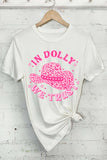 We Trust Cowgirl Hat Graphic Tshirts