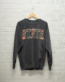 Osu Cowboys Tartan Pepper Comfort Colors Sweatshirt