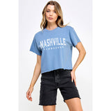 Nashville  Vintage Graphic Crop Top
