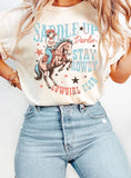 Saddle Up Darlin Cowgirl Club Graphic Tshirts