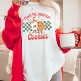 I Teach the Smartest Cookies Christmas Gildan Graphic Tee Unisex T-shirt, Sweatshirt, Hoodie, Long Sleeve Tee