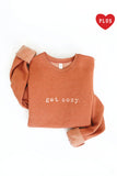 Get Cozy Plus Graphic Sweatshirt
