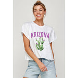 Arizona Vintage Graphic Crop Top