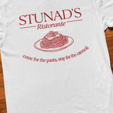 'STUNAD'S RISTORANTE' WHITE T-SHIRT