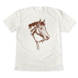 Horse Head Graphic Tee | 124(Dtf) Unisex T-shirt, Sweatshirt, Hoodie, Long Sleeve Tee