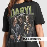 Retro Daryl Dixon Tee - Tv Series Shirt - Daryl Dixon Merch