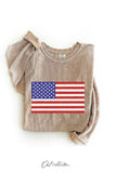 USA Flag Thermal Vintage Pullover Unisex T-shirt, Sweatshirt, Hoodie, Long Sleeve Tee