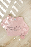 God Is Within Mineral Washed Long Sleeve Graphic