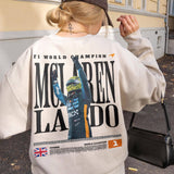 Lando Norris F1 Champion Sweatshirt Vintage Mclaren Shirt Unisex T-shirt, Sweatshirt, Hoodie, Long Sleeve Tee