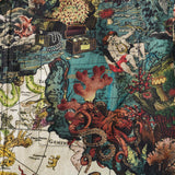 Men's Hawaiian Shirt Short Sleeve Button-down 100% Cotton White Aloha Sailing Fantasy