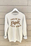 Fueled By Coffee Mineral Graphic Sweatshirt