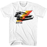 Back To The Future Bttf-35 Stripes T-Shirt