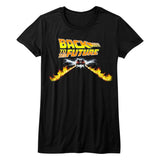 Back To The Future - BTTF Car Womens T-Shirt