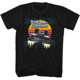 Back To The Future - BTTF Into The Retro Sunset T-Shirt