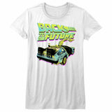 Back To The Future - BTTF Neon Womens T-Shirt