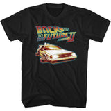 Back To The Future - BTTF2 Flying Delorean Boyfriend Tee