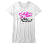 Back To The Future - Checkers Womens T-Shirt